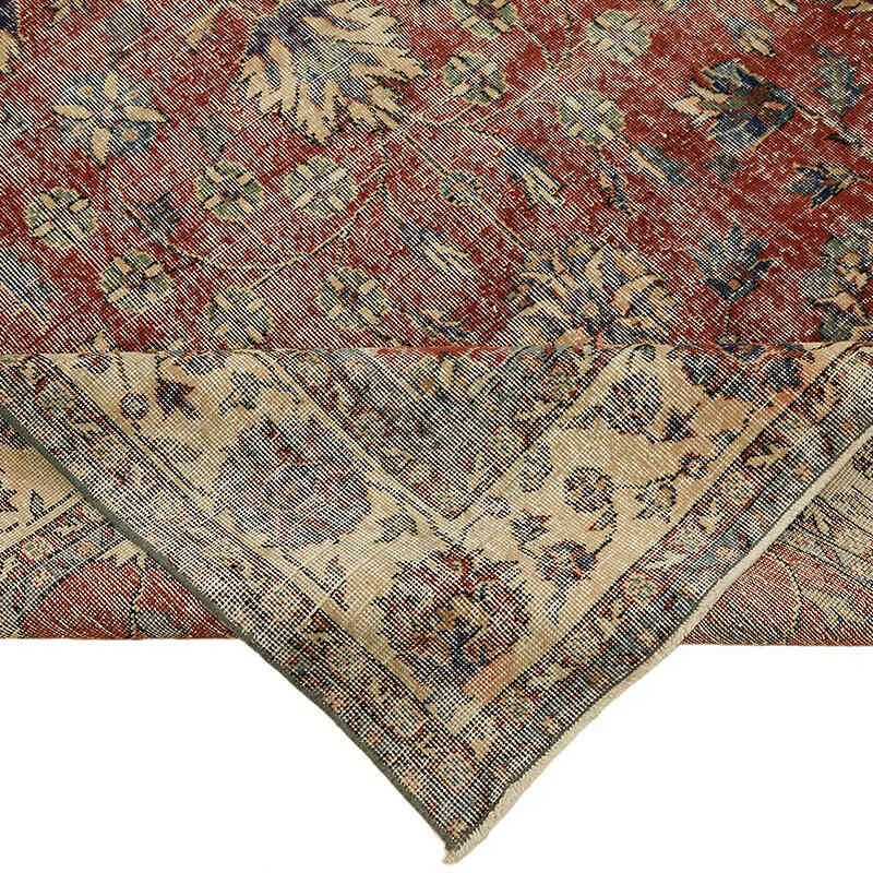 El Dokuma Vintage Halı - 198 cm x 318 cm - K0078861