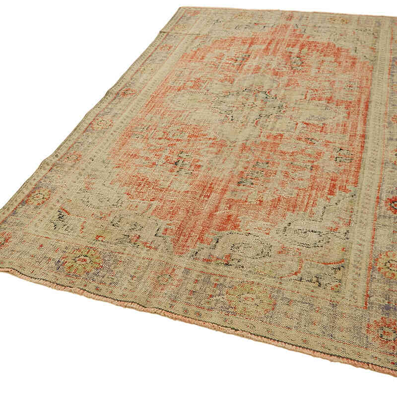 El Dokuma Vintage Halı - 190 cm x 297 cm - K0078862