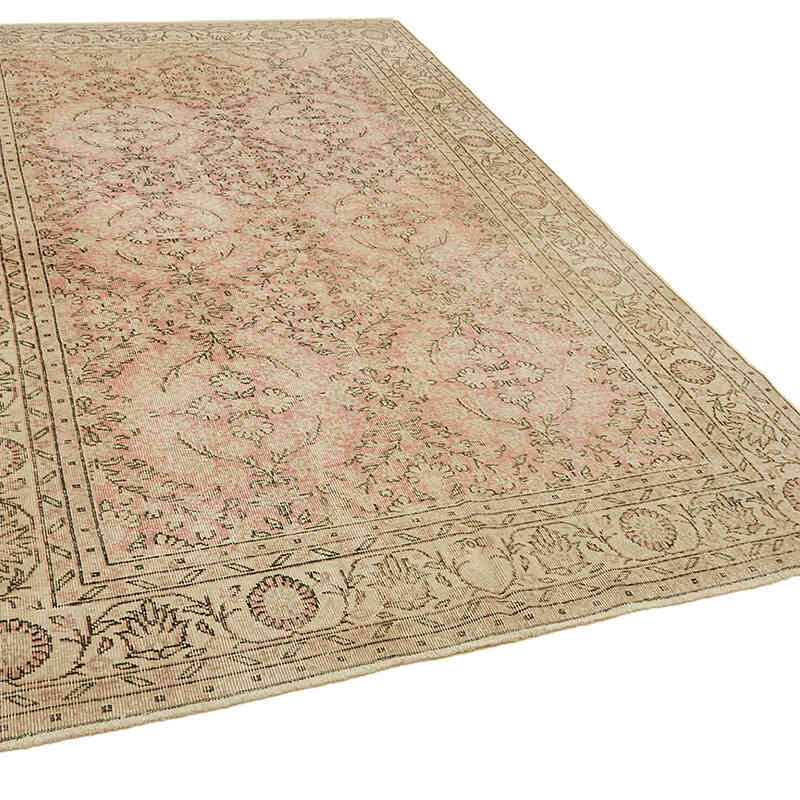 Alfombra Vintage Turca Anudada a Mano - 200 cm x 301 cm - K0078864