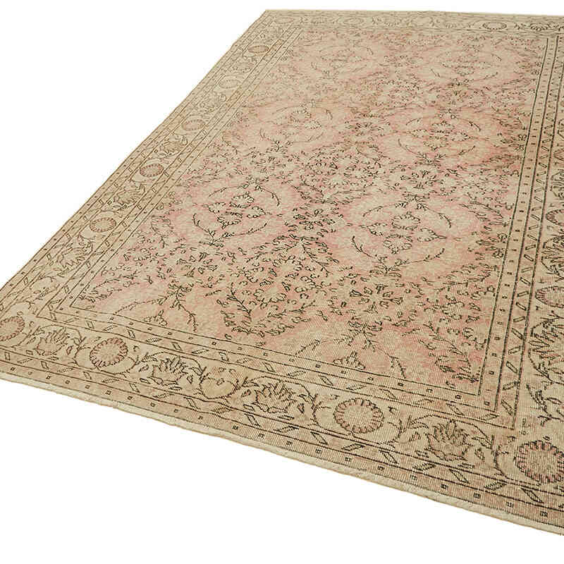 Alfombra Vintage Turca Anudada a Mano - 200 cm x 301 cm - K0078864
