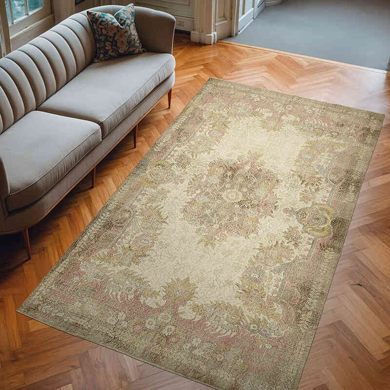 El Dokuma Vintage Halı - 185 cm x 318 cm - K0078865