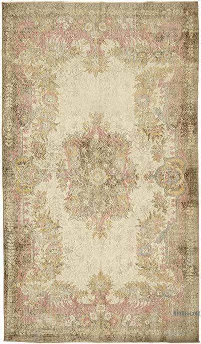 Vintage Turkish Hand-Knotted Rug - 6' 1" x 10' 5" (73" x 125")