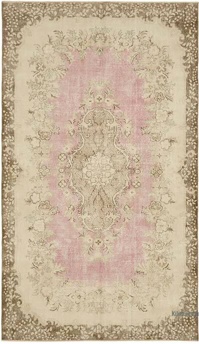 El Dokuma Vintage Halı - 182 cm x 305 cm