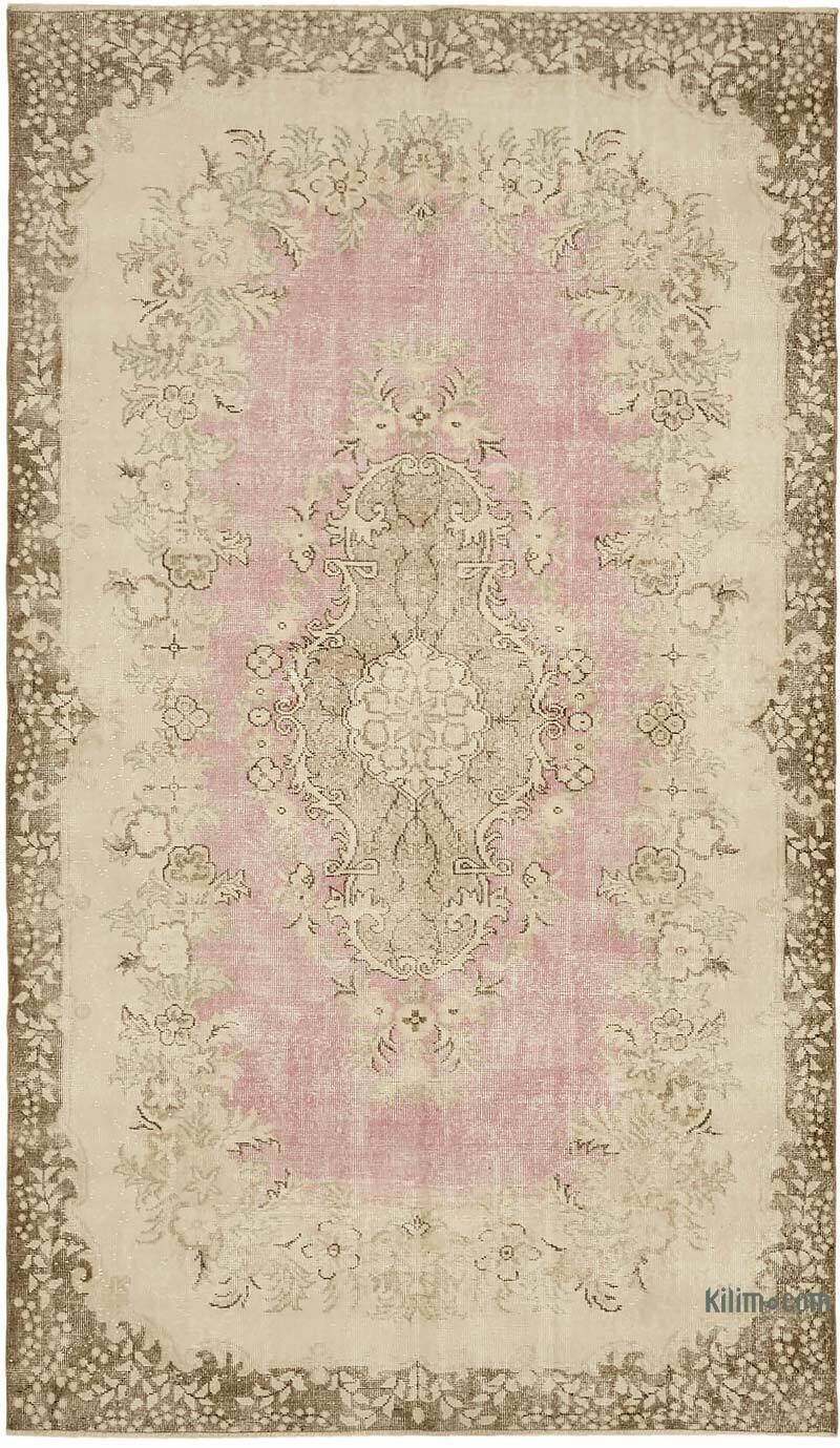 Vintage Turkish Hand-Knotted Rug - 6'  x 10'  (72" x 120") - K0078867