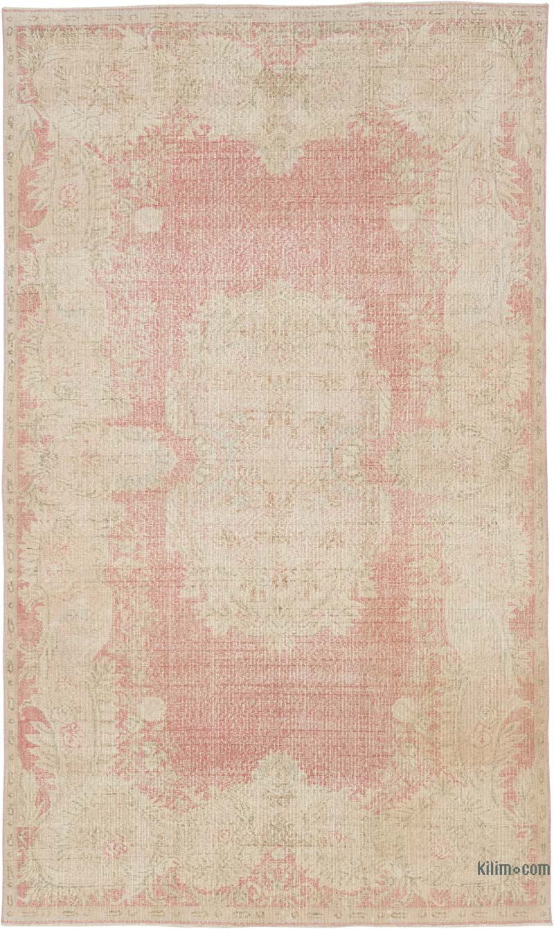 Alfombra Vintage Turca Anudada a Mano - 180 cm x 305 cm - K0078868