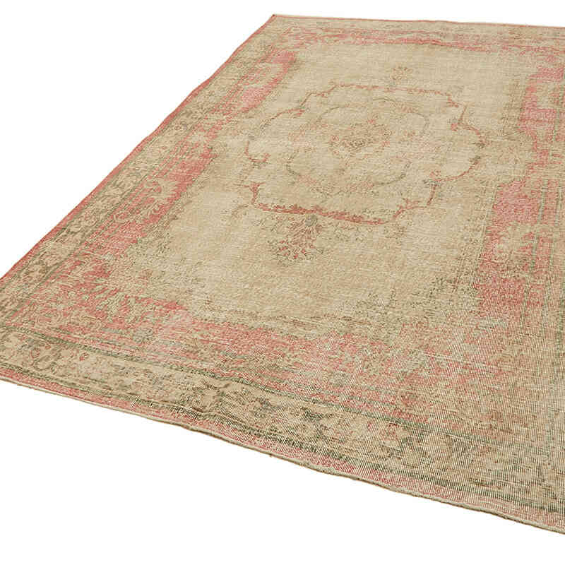 El Dokuma Vintage Halı - 206 cm x 312 cm - K0078870