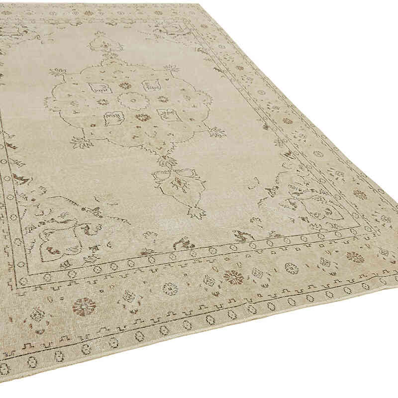 Alfombra Vintage Turca Anudada a Mano - 198 cm x 307 cm - K0078874