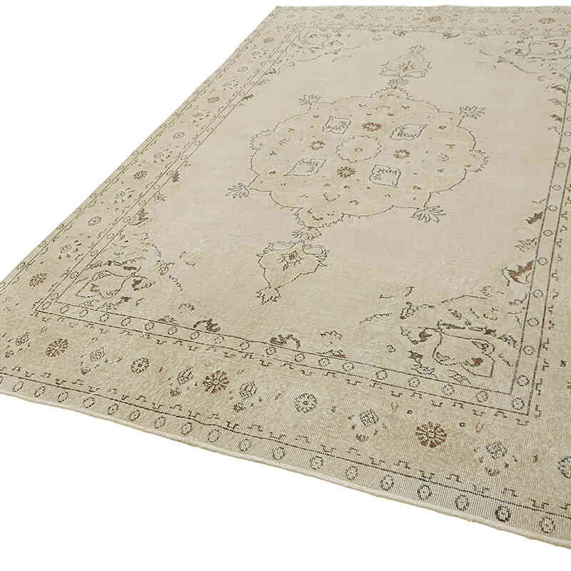 Alfombra Vintage Turca Anudada a Mano - 198 cm x 307 cm - K0078874