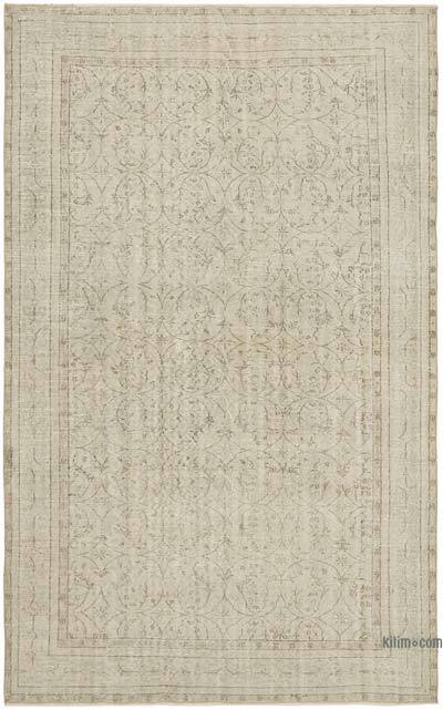 Vintage Turkish Hand-Knotted Rug - 6' 7" x 10' 6" (79" x 126")