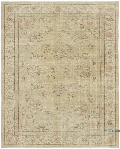 Alfombra Vintage Turca Anudada a Mano - 217 cm x 270 cm