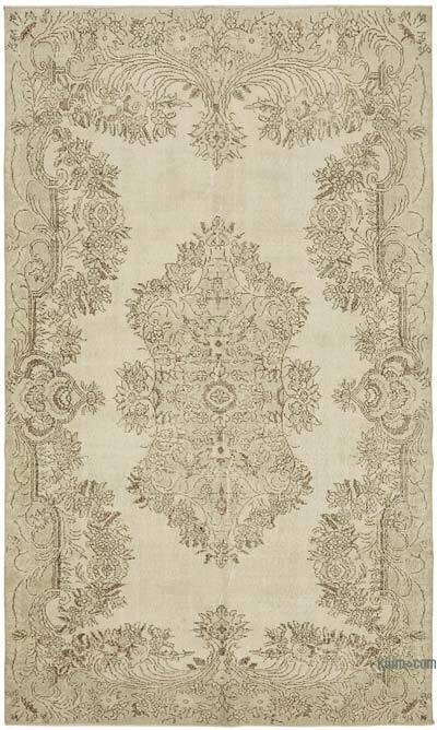 Vintage Turkish Hand-Knotted Rug - 6' 4" x 10' 6" (76" x 126")