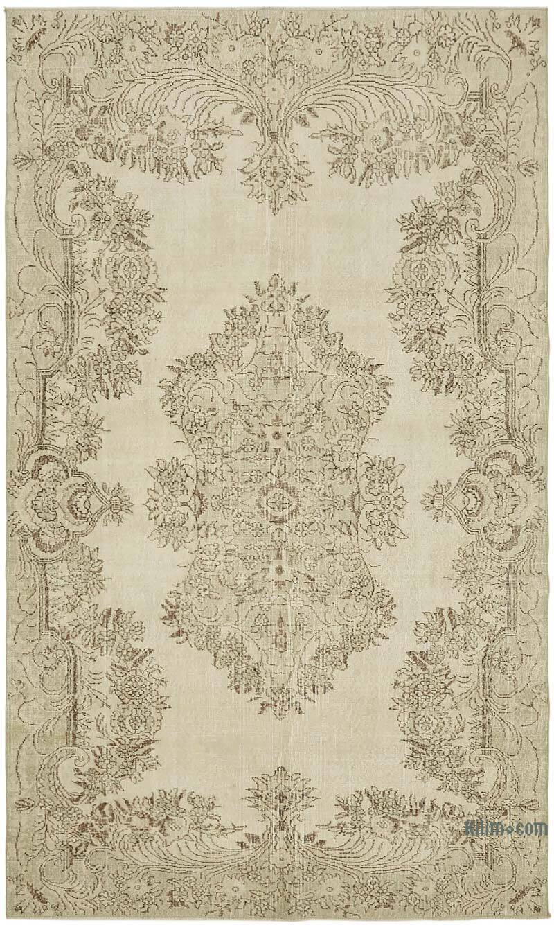Vintage Turkish Hand-Knotted Rug - 6' 4" x 10' 6" (76" x 126") - K0078877