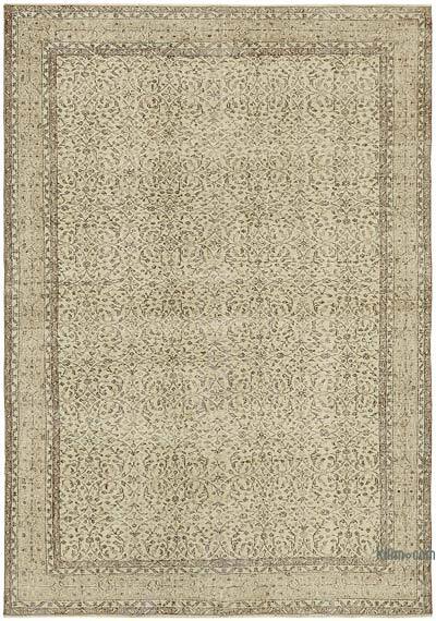 Vintage Turkish Hand-Knotted Rug - 6' 11" x 9' 8" (83" x 116")