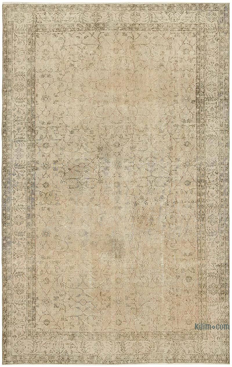 Alfombra Vintage Turca Anudada a Mano - 189 cm x 298 cm - K0078880