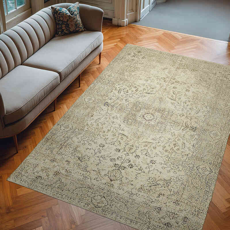El Dokuma Vintage Halı - 200 cm x 291 cm - K0078882