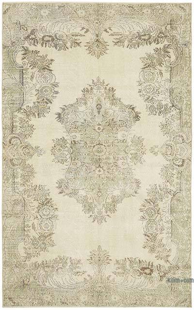 Alfombra Vintage Turca Anudada a Mano - 188 cm x 296 cm