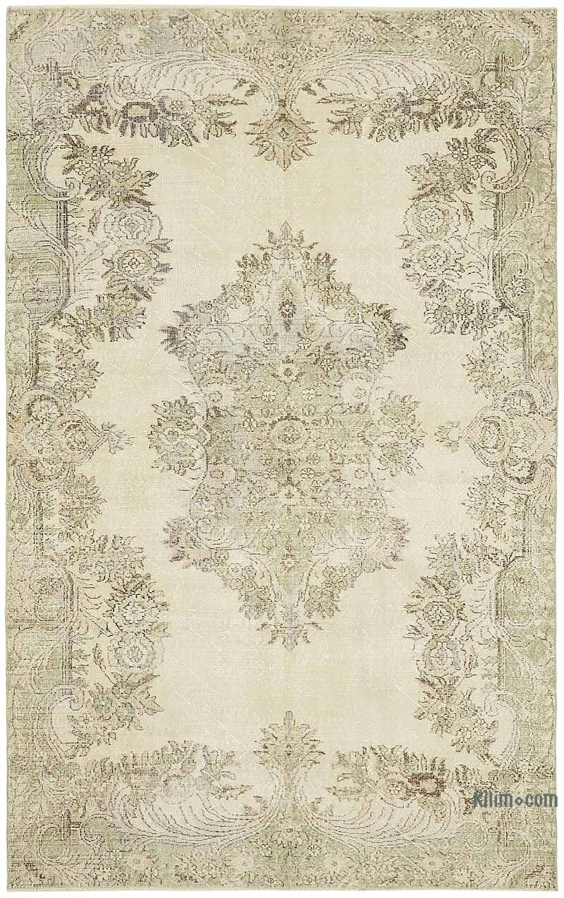 El Dokuma Vintage Halı - 188 cm x 296 cm - K0078883