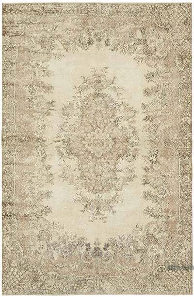 Alfombra Vintage Turca Anudada a Mano - 197 cm x 293 cm
