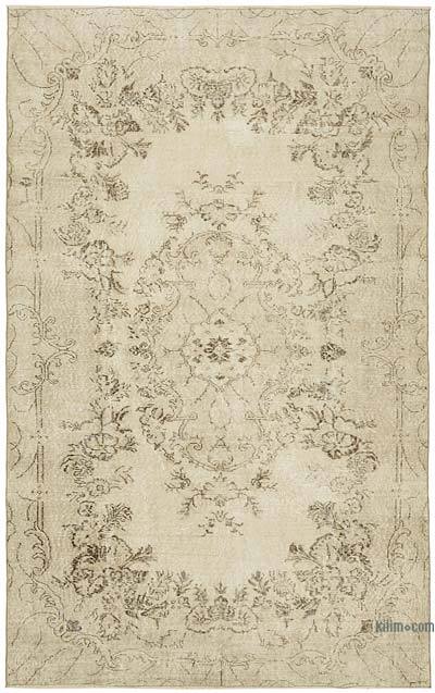 Alfombra Vintage Turca Anudada a Mano - 193 cm x 301 cm