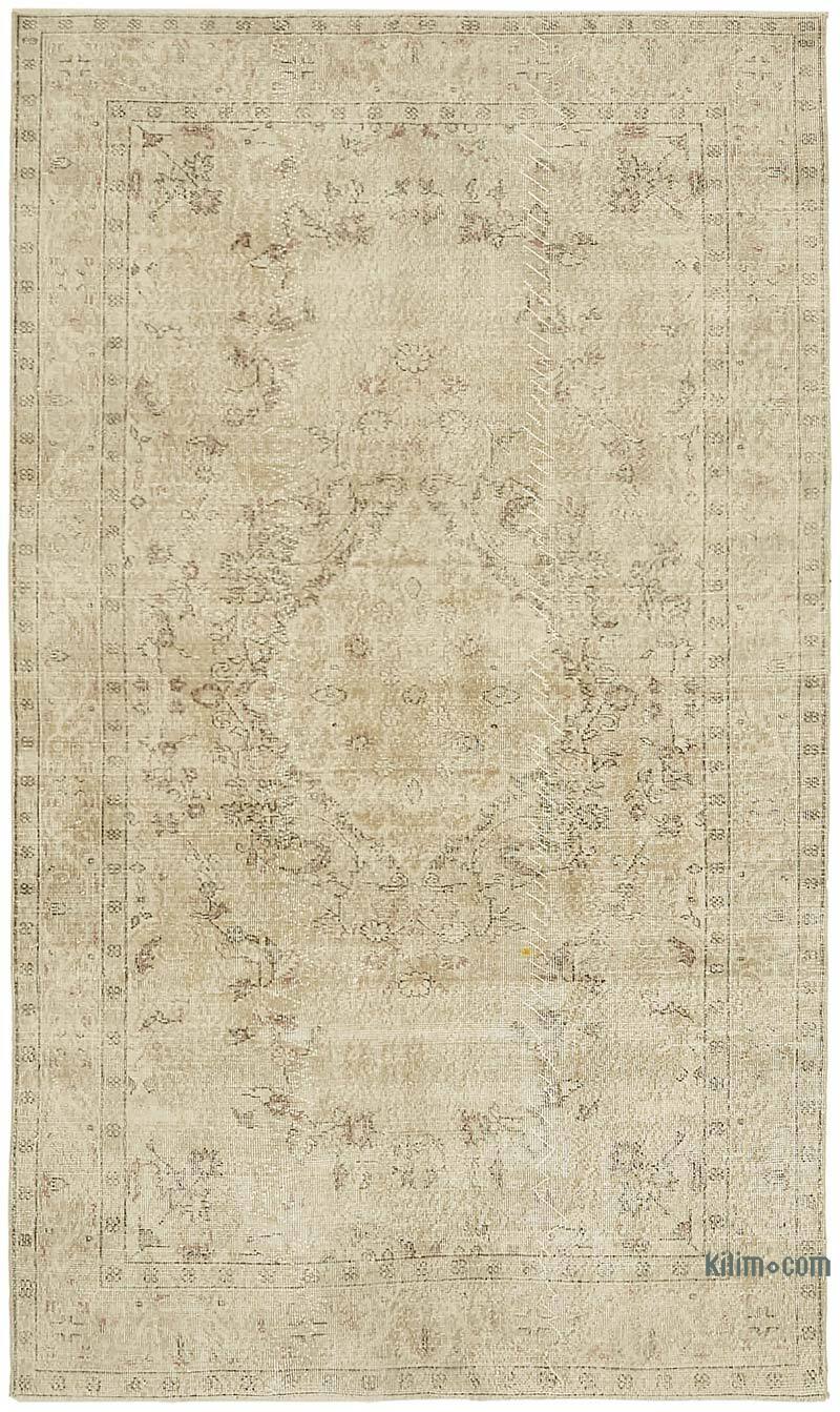 Alfombra Vintage Turca Anudada a Mano - 186 cm x 308 cm - K0078891