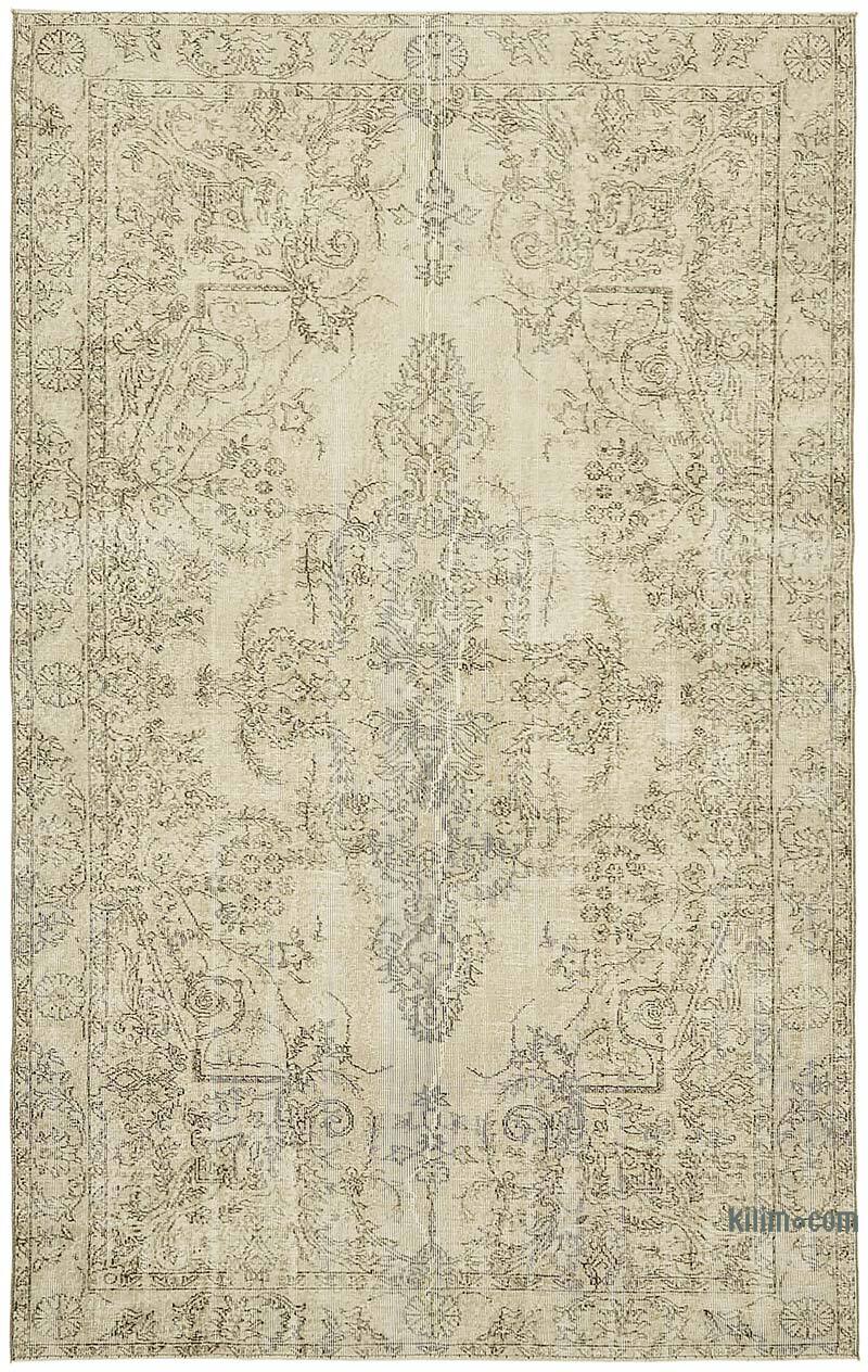 Alfombra Vintage Turca Anudada a Mano - 192 cm x 299 cm - K0078892