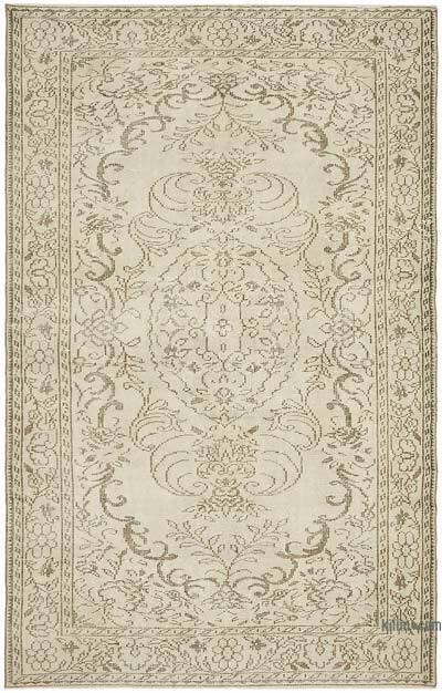 Vintage Turkish Hand-Knotted Rug - 6' 3" x 9' 6" (75" x 114")