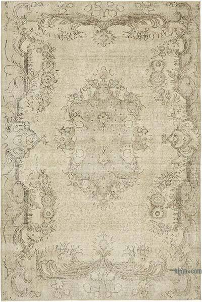 Vintage Turkish Hand-Knotted Rug - 6' 8" x 9' 11" (80" x 119")