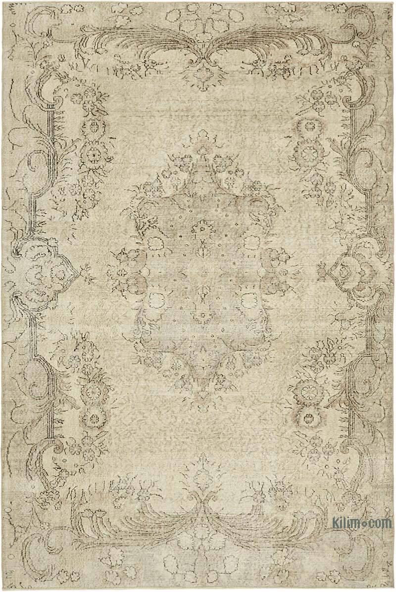 El Dokuma Vintage Halı - 203 cm x 302 cm - K0078894