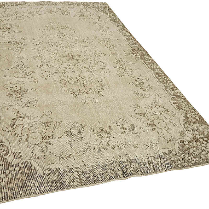 Vintage Turkish Hand-Knotted Rug - 6' 4" x 9' 8" (76" x 116") - K0078896