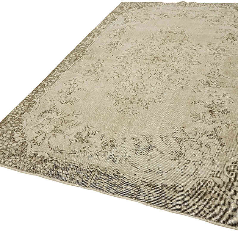 Vintage Turkish Hand-Knotted Rug - 6' 4" x 9' 8" (76" x 116") - K0078896