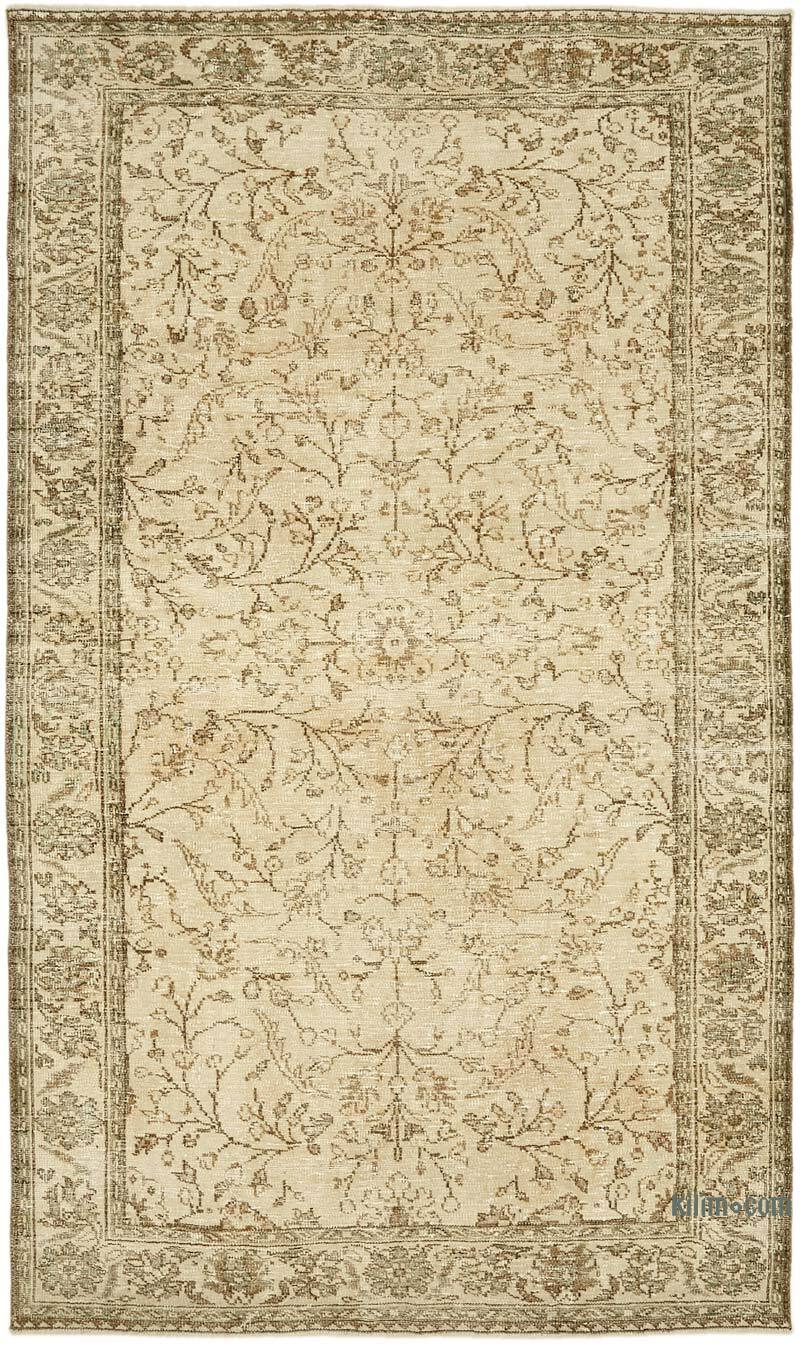 El Dokuma Vintage Halı - 183 cm x 315 cm - K0078897