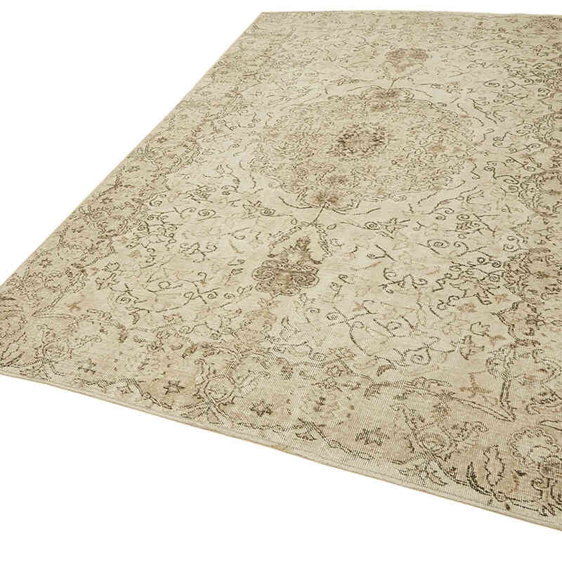 Alfombra Vintage Turca Anudada a Mano - 193 cm x 292 cm - K0078898