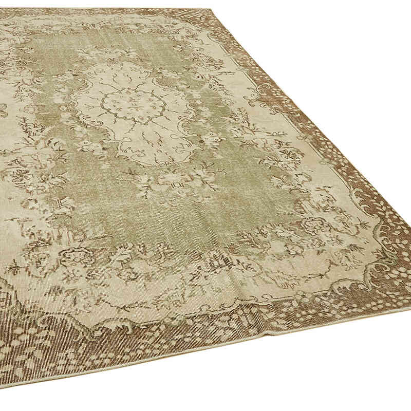Alfombra Vintage Turca Anudada a Mano - 196 cm x 307 cm - K0078900