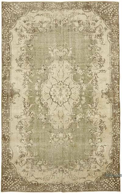 Vintage Turkish Hand-Knotted Rug - 6' 5" x 10' 1" (77" x 121")