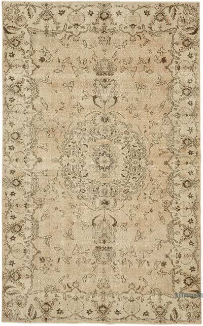 Vintage Turkish Hand-Knotted Rug - 6' 2" x 9' 11" (74" x 119")