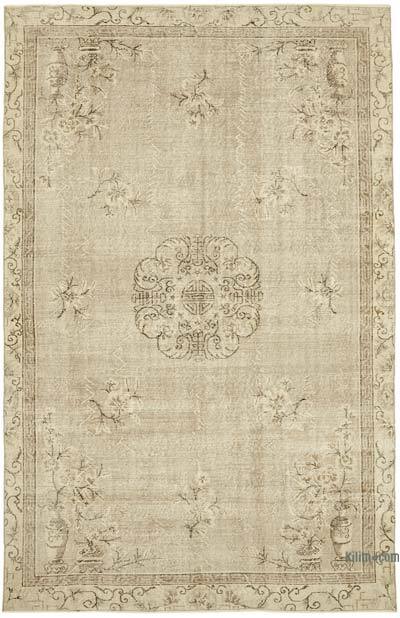 Alfombra Vintage Turca Anudada a Mano - 191 cm x 294 cm