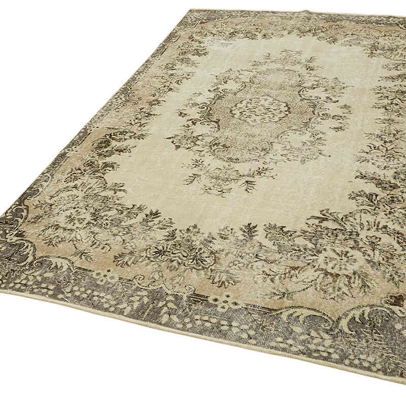 Vintage Turkish Hand-Knotted Rug - 6' 7" x 9' 10" (79" x 118") - K0078903
