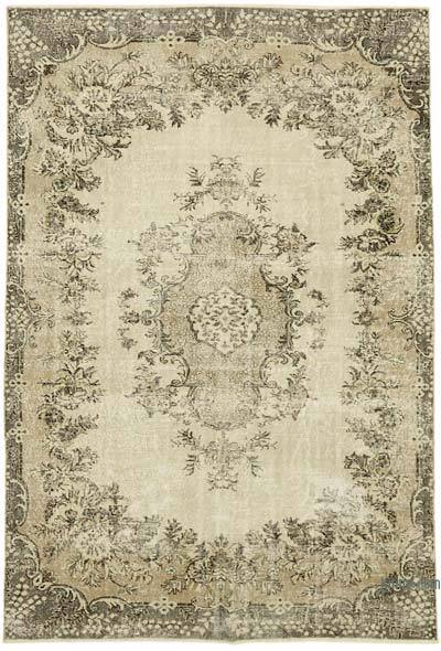 Vintage Turkish Hand-Knotted Rug - 6' 7" x 9' 10" (79" x 118")