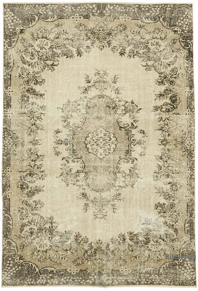 Vintage Turkish Hand-Knotted Rug - 6' 7" x 9' 10" (79" x 118") - K0078903