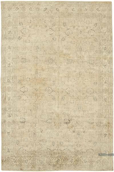 Alfombra Vintage Turca Anudada a Mano - 205 cm x 316 cm