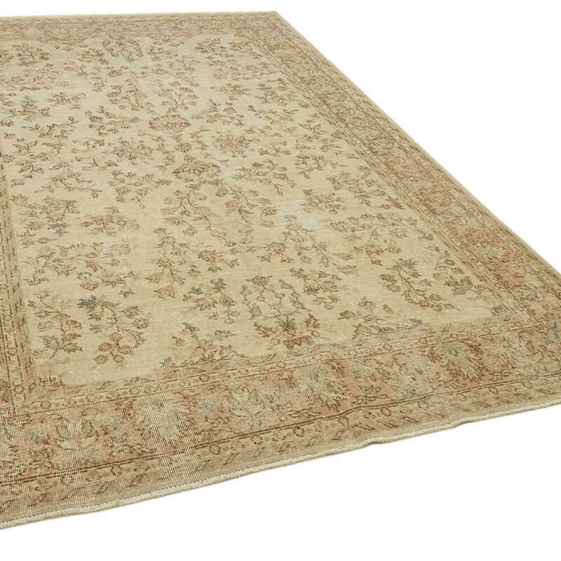 El Dokuma Vintage Halı - 204 cm x 302 cm - K0078908