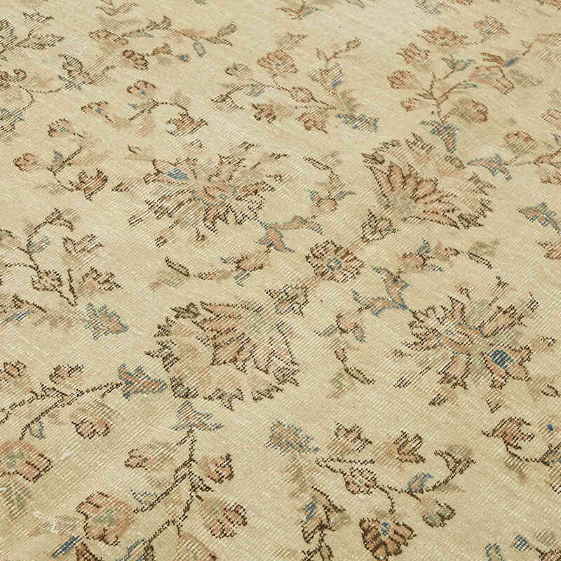 El Dokuma Vintage Halı - 204 cm x 302 cm - K0078908