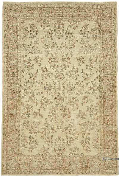 El Dokuma Vintage Halı - 204 cm x 302 cm
