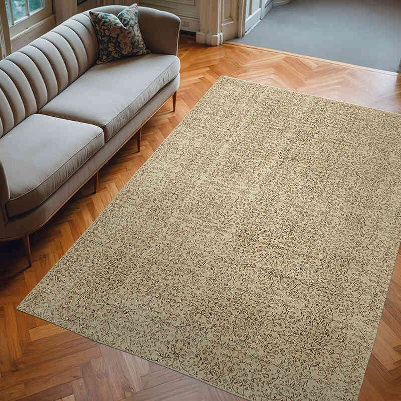 El Dokuma Vintage Halı - 204 cm x 300 cm - K0078909