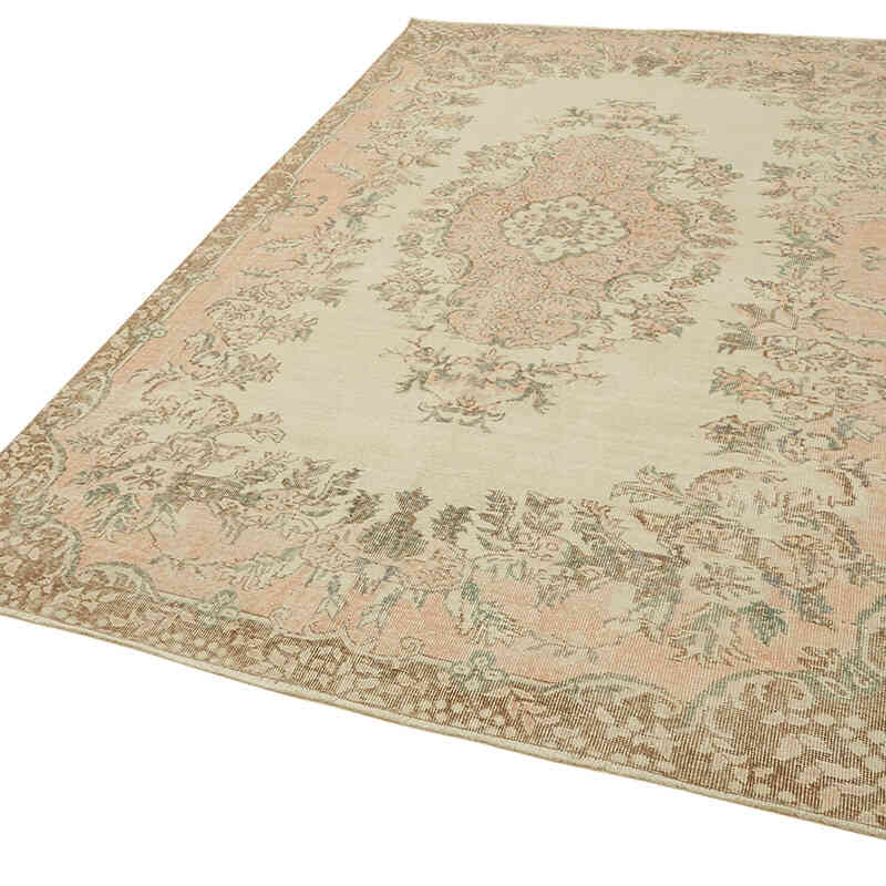 Alfombra Vintage Turca Anudada a Mano - 195 cm x 290 cm - K0078910