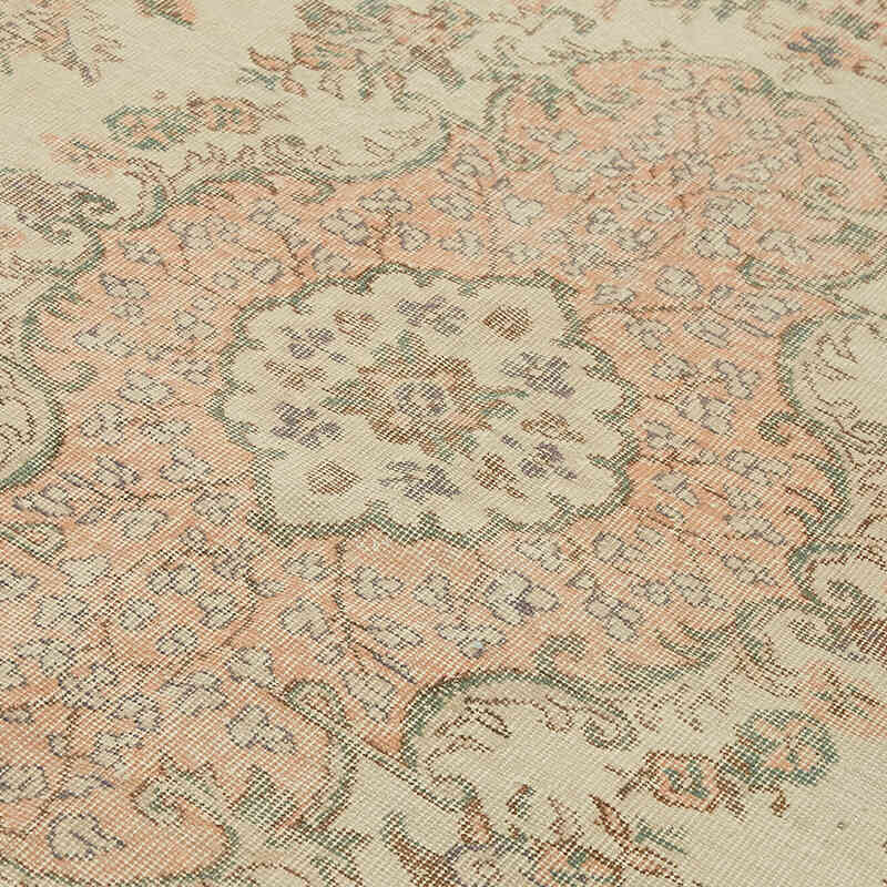 Alfombra Vintage Turca Anudada a Mano - 195 cm x 290 cm - K0078910