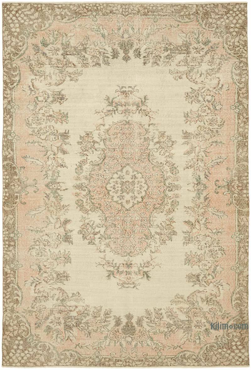 Alfombra Vintage Turca Anudada a Mano - 195 cm x 290 cm - K0078910