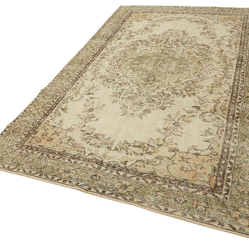 El Dokuma Vintage Halı - 190 cm x 294 cm - K0078911