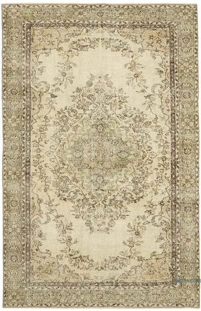 Alfombra Vintage Turca Anudada a Mano - 190 cm x 294 cm
