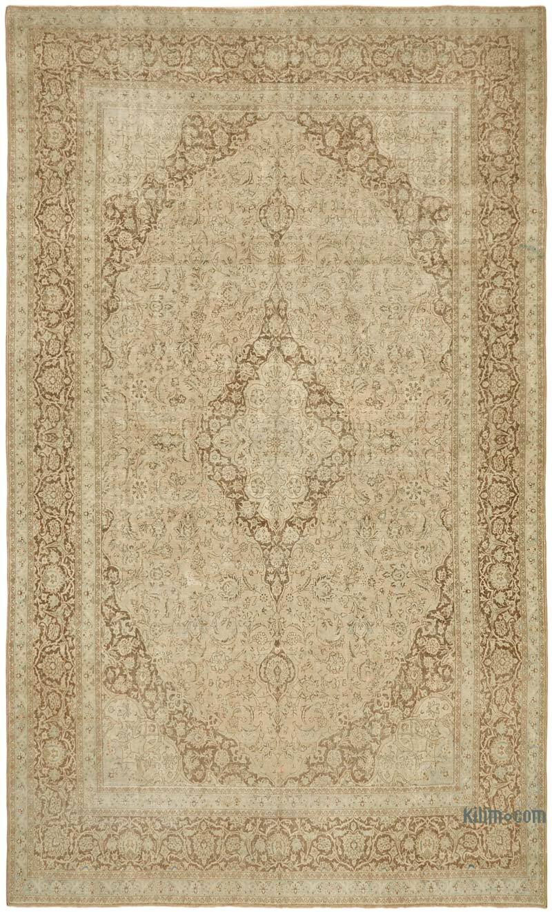 Vintage Hand-Knotted Oriental Rug - 11' 2" x 18'  (134" x 216") - K0078913